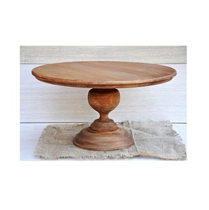 Handcrafted Eco-Friendly <b>Wooden</b> <b>Cake</b> Stand Decent Style with Natural Polished Finish for Your Baking Needs - Product Image 5