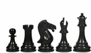Pièces d'échecs professionnelles Elgin Marble Knight Staunton, en ébène et en bois de laurier, lestées, roi de 4,0 cm, au meilleur prix - Product Image 5