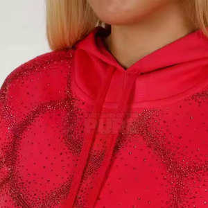 Fabricant pakistanais, dernier design, survêtement pour femmes avec strass, 100% coton, couleur unie, survêtement pour femmes avec strass - Product Image 6