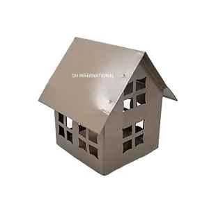 Artesanías antiguas Muebles para el hogar Decorativo Elegante Moderno Antiguo Titular de té de Navidad Hoja de metal Vela de escritorio ecológica - Product Image 1