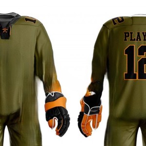 Uniforme de hockey sur glace pour hommes de haute qualité Top tendance Design Ensembles élégants anti-rides à des prix raisonnables - Product Image 4