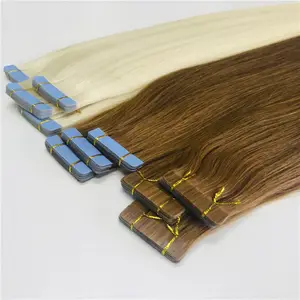 Greathairgroup High Quality European Hair Remy 14 18 22 24 inch Tape Hair Extensions And Swimming