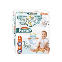 Pañales Desechables para Bebé EUROSTAR de Alta Calidad, Ultra Absorbentes, Suaves, Transpirables, con Prevención de Fugas 3D, Impresión por Transferencia de Calor, de Algodón