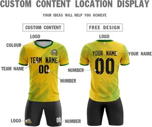 Maillot de football à col en V unisexe à la mode Excellentes techniques d'impression par sublimation Nouvelle arrivée de haute qualité Nom du joueur OEM - Product Image 3