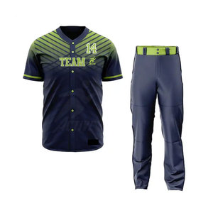Ropa deportiva Uniforme de béisbol de nuevo diseño Uniforme de béisbol de poliéster 100% a la venta - Product Image 2