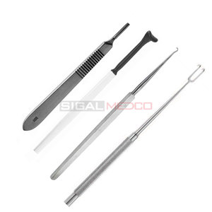 ชุดเครื่องมือผ่าตัดเปลือกตาแบบแมนนวล 13 ชิ้น ยี่ห้อ Surtechs ผลิตจากเหล็กกล้าไร้สนิมเยอรมัน ได้รับการรับรองมาตรฐาน CE ISO สำหรับการผ่าตัดเปลือกตาและศัลยกรรมตา - Product Image 3
