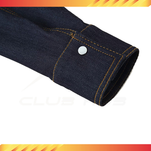 Nouveau modèle Automne/Hiver pour femme, style vintage, coupe classique, décontracté, en denim éco-responsable imprimé, avec tissu extensible (Spandex/Polyester) et manches longues - Product Image 5