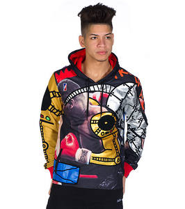 Sudaderas con capucha de invierno con estilo personalizadas Sudaderas con capucha sublimadas con bordado e impresión digital Técnicas teñidas lisas - Product Image 4