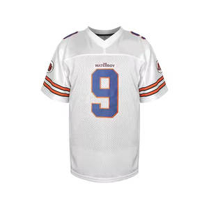 Camiseta de práctica de Rugby unisex de alta calidad OEM al por mayor, conjuntos elegantes de manga corta transpirables de fútbol americano con logotipo personalizado - Product Image 1