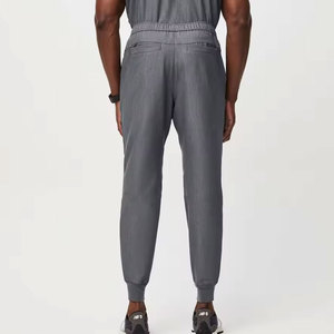 Rêu màu xanh lá cây bonsai hải quân hoàng gia màu xanh đen trắng căng nam nam unisex Jogger đồng phục bệnh viện Y Tá tẩy tế bào chết Bộ - Product Image 4