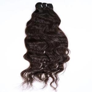 Nouveaux produits Extension de cheveux 50 pouces faisceaux de cheveux vierges cuticules alignés faisceaux indiens avec fermeture cheveux - Product Image 1