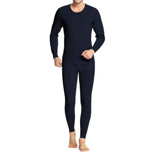 Combinaison de compression thermique pour homme de haute qualité - Ensemble 2 pièces chaud pour l'hiver avec taille élastique et logo frontal, couleurs personnalisables, ensemble de sport - Product Image 2