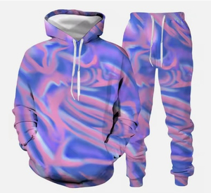 Jersey de manga larga para hombre gimnasio de talla grande liso Tie Dye chándal bordado ropa deportiva para correr impresión Digital Jogging - Product Image 5