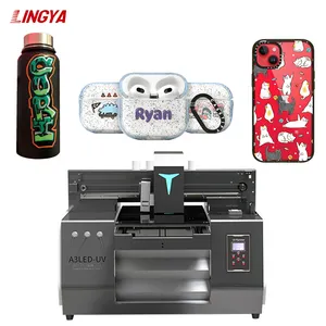 Multi Functional A3UV Printer For Cup Phone Case Power Bank UV Tablet Printer Automatic Height Measurement A3UV Inkjet Printer