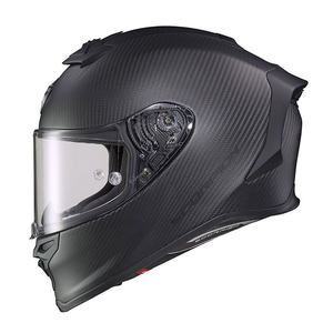 Casque intégral rétro EXO-R1 en fibre de carbone avec double visière, taille XL, pour le cyclisme et les motos, état neuf - Product Image 2