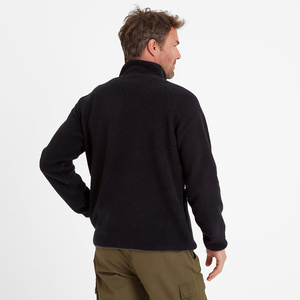 Veste d'hiver à demi-fermeture éclair en polaire Sherpa avec logo personnalisé unisexe OEM Veste avec fermeture à glissière pour hommes et femmes Design personnalisé - Product Image 4