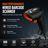 Escáner de Código de Barras Portátil WCMI SD5231, Lector de Códigos QR 1D/2D, USB con Cable, CMOS, para Inventario