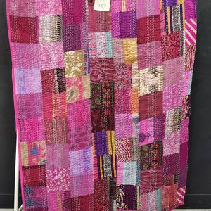 ผ้าห่มควิลท์ผ้าฝ้ายงานปะติดสไตล์วินเทจ งานฝีมือ ตกแต่งบ้าน - Product Image 4