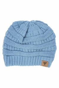 Gorro clásico con letras, transpirable, impermeable, acrílico 100%, punto plano, decoración rasgada, ajustable para deportes informales diarios - Product Image 4