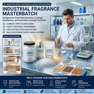 Masterbatch de Fragancia de PE de Grado Industrial en Polvo para Perfumes Diarios, Aroma Sintético Blanco y Fragancia - Product Image 1