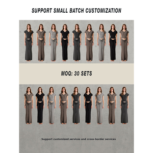 Falda Midi Bodycon Streetlab con Cintura Ajustable, Gris Oscuro, Tejida, con Cordón en la Cintura, para Mujer, Estilo Urbano, Verano, Transpirable, Lavada - Product Image 6