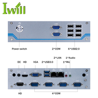 Iwill 6ème 7ème 8ème 9ème génération Core i3 i5 i7 système barebone intégré industriel mini pc boîte publicitaire ordinateur