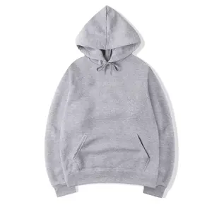 Sudadera con capucha French Terry 500 Gsm de gran tamaño de alta calidad de algodón grueso fabricante en blanco recortado Boxy Heavyweight Hoodie hombres - Product Image 3