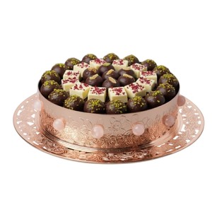 Tazón de Servir de Metal Martillado Plateado Moderno al por Mayor, Tazón Decorativo de Acero Inoxidable y Aluminio para Dulces y Chocolate para Bodas - Product Image 6