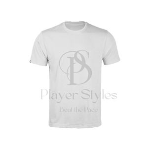 เสื้อยืดผู้ชายผ้าคอตตอน/โพลีเอสเตอร์ พิมพ์ลายตามสั่ง สไตล์ลำลอง ผ้าถัก ดีไซน์เรียบ โลโก้กราฟิก พิมพ์นูน แห้งเร็ว - Product Image 2