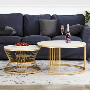 커피 테이블 옆에 독특한 디자이너 현대 빛 럭셔리 다채로운 투명 아크릴 라운드 엔드 사이드 테이블