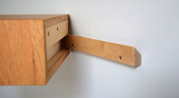 Table de chevet en bois massif avec tiroir, meuble de rangement moderne en bois pour chambre à coucher, mobilier durable et minimaliste pour salon, qualité supérieure