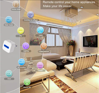 Prise italienne 2P+T 10A, prise 2P+T 10A avec interrupteur intelligent Tuya, adaptateur multiple