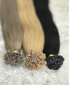 Mejor venta precio barato V punta extensiones de cabello recto doble dibujado 10-30 pulgadas cabello virgen - Product Image 3