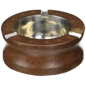 Strong Wooden <b>Ashtray</b> Constructed From Premium Wood Providing Durability And Resistance To Heat And Damage - Product Image 1