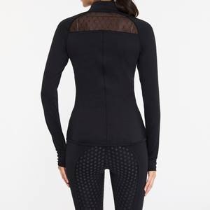Premium Baselayer Show Shirts aéré maille à manches longues haut vêtements équestres personnalisé en gros chemise d'équitation pour les femmes - Product Image 2