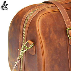 Venta al por mayor nuevo Unisex al aire libre FIN DE SEMANA durante la noche viaje bolsa de lona de moda con cierre de cremallera hecha de cuero PU para hombres y mujeres - Product Image 6