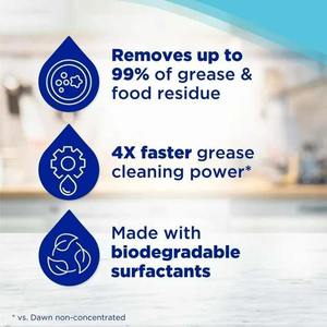 Dawn Dishwashing <b>Liquid</b> <b>Dish</b> Soap, Refreshing Rain Scent, 54.8 Fl oz - Product Image 2