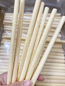 Ensemble de pailles en bambou réutilisables/pailles en bambou à boire ont une caractéristique biodégradable, non toxique, entièrement naturel et bon marché - Product Image 4