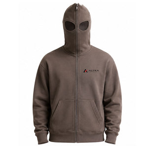 Fashion Clothing Man Blank Men's Full <b>Zip</b> <b>Hooded</b> Sweatshirt Customized Color Premium 100% Organic Cotton Eco-Friendly Hoodie - Product Image 1