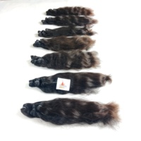 Extensions de cheveux humains indiens vierges Remy, double trame, ondulation naturelle profonde, cuticules alignées, à clipser, 100g