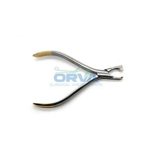 Set peralatan ekstraksi gigi, bahan dasar ortodontik Premium 18 buah tang baja Manual - Product Image 4