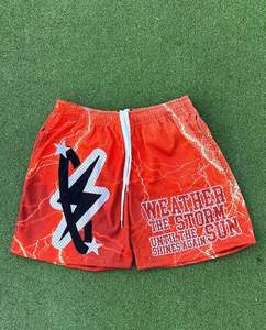 Vente en gros de shorts de sport en coton épais polaire français éponge respirant short de sueur pour hommes short de survêtement d'entraînement de course à pied - Product Image 5