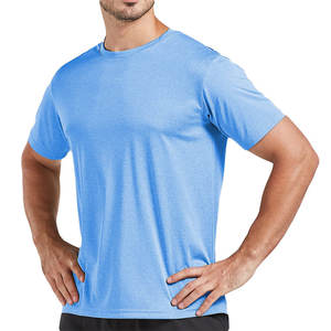 T-shirts de sport pour hommes en coton et polyester de qualité supérieure avec logo personnalisé Tissu à séchage rapide et respirant pour Streetwear Fitness - Product Image 5