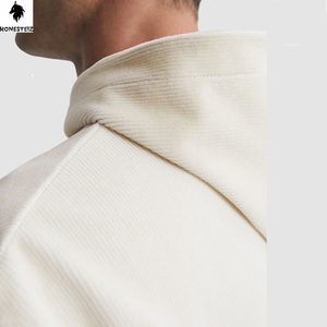 เสื้อมีฮู้ดแบบสวมหัวสำหรับผู้ชายเสื้อมีฮู้ดแบบสวมหัวขนาด00-500กรัมเสื้อกันหนาวไหล่ปล่อยน้ำหนักเบาฤดูหนาวดีไซน์ว่างเปล่าย้อมสีล้วนสำหรับฤดูหนาว - Product Image 4