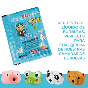 ซองสบู่ฟองสบู่ปลอดสารพิษสำหรับเด็ก พร้อมไม้เป่าฟองสบู่พลาสติก รูปทรงสัตว์ ของเล่นน้ำแสนสนุก - Product Image 1