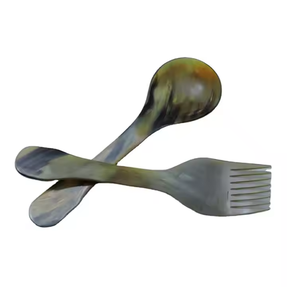 Servidor de ensalada de cuerno de Búfalo, artículos de regalo para servir alimentos, utensilios de cocina y herramientas de comedor, superventas - Product Image 2