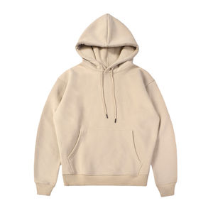 บริการ OEM/ODM เสื้อฮู้ดแฟชั่นผู้ชาย ออกแบบเองได้ ปักโลโก้ตามสั่ง ทรงปกติ สตรีทแวร์ แขนยาว ผ้าฟลีซ สำหรับฤดูหนาว - Product Image 6