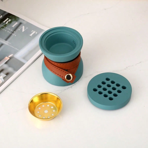 Quemador de Incienso Eléctrico de Madera y Resina Hecho a Mano con Color Personalizado para Regalo de Boda, Calidad Premium Antiolor de la India - Product Image 6