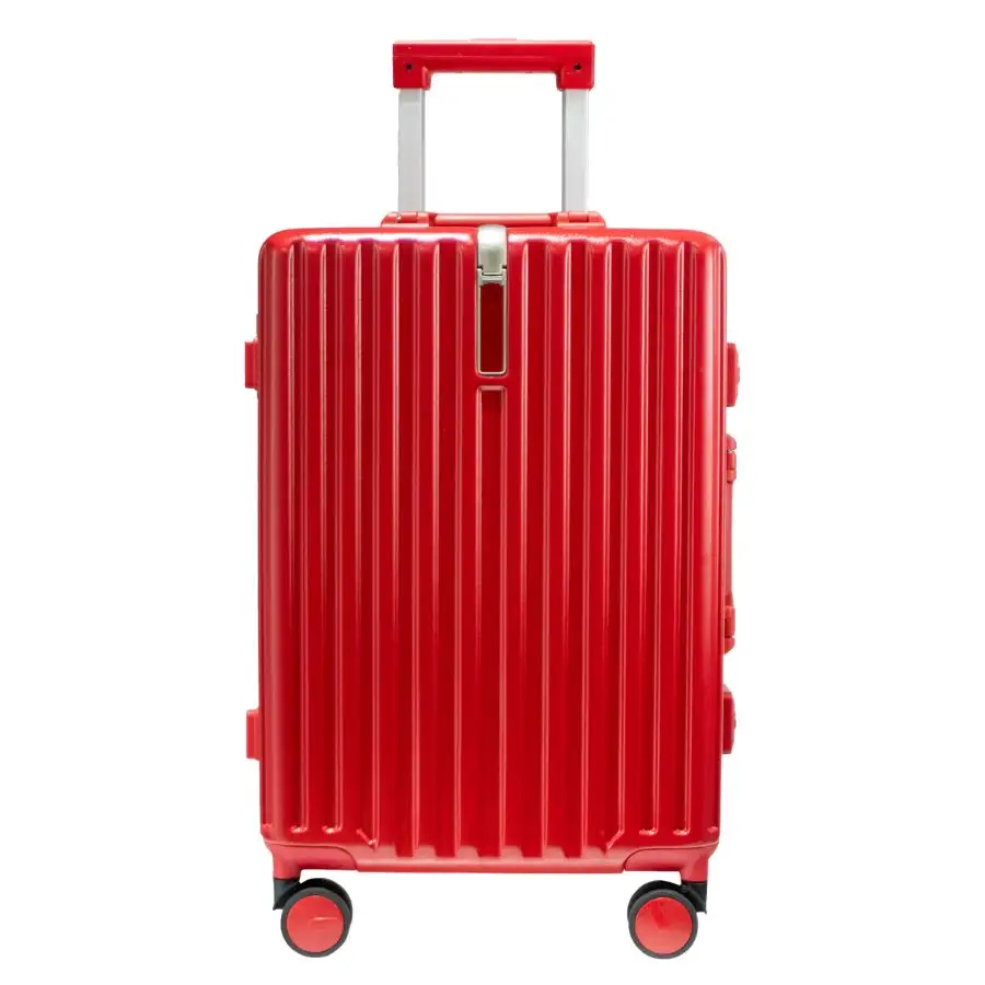 Nuovo Design bagaglio a mano struttura in alluminio travelling Trolley bagaglio di lusso PC 3 pz valigia in Vietnam fabbricazione
