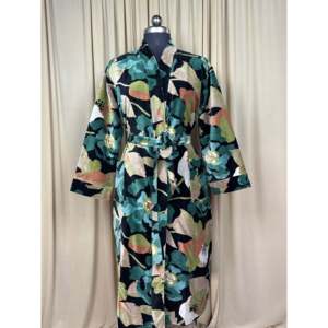 Luxury Unisex Velvet Kimono Elegant Reversible Silk Lined Quirky Gown XL Perfect Autumn Winter <b>Christmas</b> Gift Boho <b>Jacket</b> House - Product Image 2